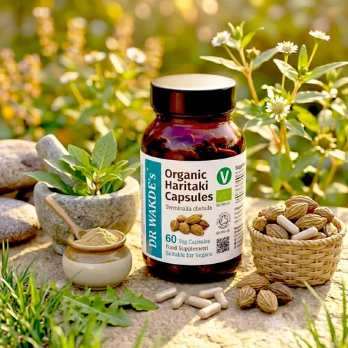 Vista 20 de DR WAKDE'S® Cápsulas Haritaki (Terminalia chebula/Hirda) I 100% Herbal I 60 Cápsulas Vegetales I Suplemento ayurvédico I Descuentos por cantidad I
