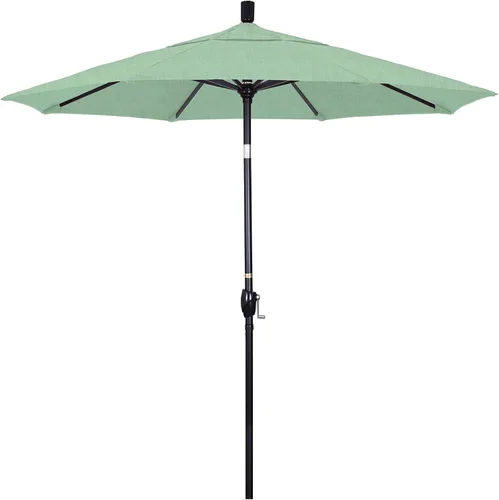 Vista 7 de California Umbrella 7.5' paraguas redondo de aluminio del mercado, elevación de la manivela