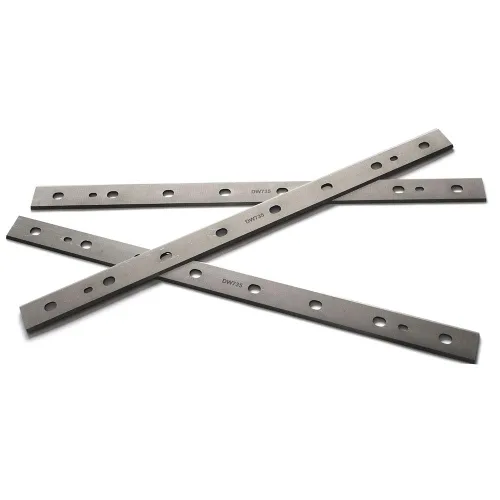 Vista 7 de OSCARBIDE Cuchillas cepilladoras HSS de 13", juego de 3 piezas, para DeWalt DW735/DW735X, cuchillos de repuesto DW7352 plateado
