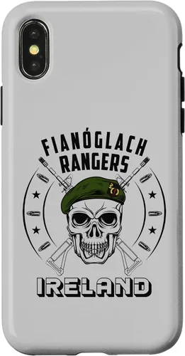 Vista 4 de iPhone 15 Fiannoglaigh Irish Special Force Army Ranger Irlanda Funda de defensa