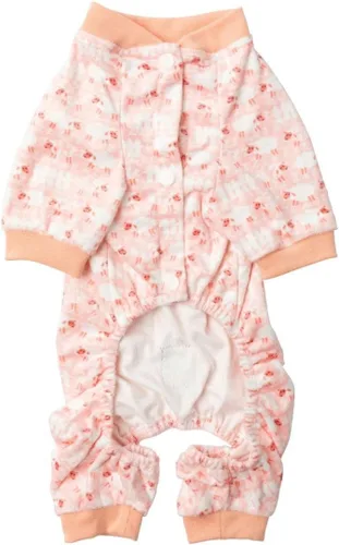 Vista 2 de FuzzYard Pijama acogedor de melocotón de Counting Sheep para perros, Melocotón