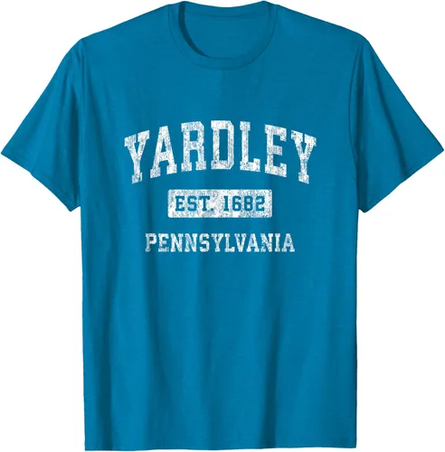 Vista 9 de Yardley Pennsylvania PA - Camiseta de manga corta, diseño deportivo