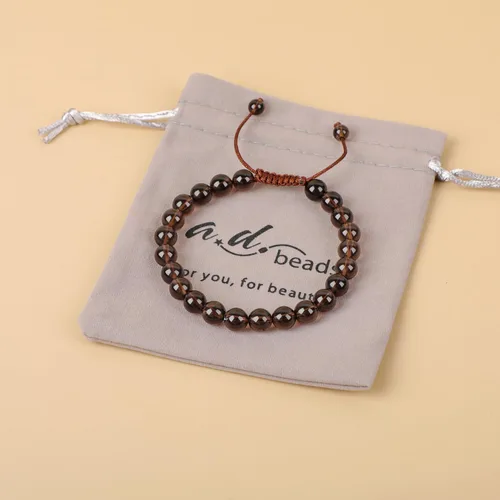 Vista 152 de AD Beads Pulseras de piedras preciosas unisex de 0.315 pulgadas (0.315 in), macramé curativo ajustable de 7 a 9 pulgadas Usa esta pulsera