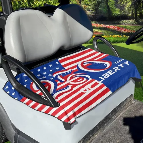 Vista 32 de Fundas de asiento de carrito de golf, mantas para carrito de golf, fundas de asiento de toalla para la mayoría de carritos de golf de 2 asientos
