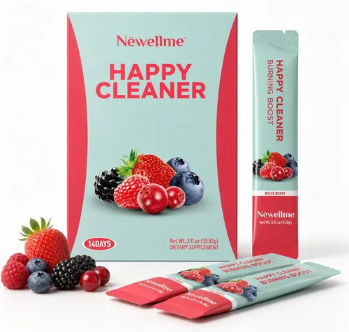 Vista 11 de NEWELLME Happy Cleaner Super Greens Powder – Mezcla de bebida de sandía sin azúcar con clorella y espirulina, vegano, sin OGM, 14 paquetes