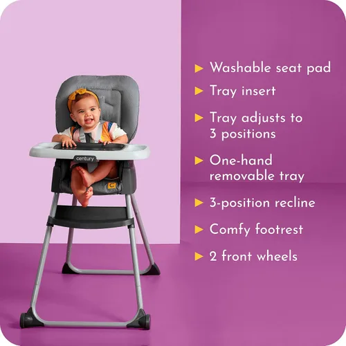 Vista 6 de Century Dine On - Silla alta 4 en 1 Crece con el niño, con 4 modos, modelo Metro