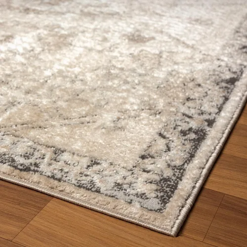 Vista 10 de LUXE WEAVERS Alfombra oriental floral beige envejecida 5x7