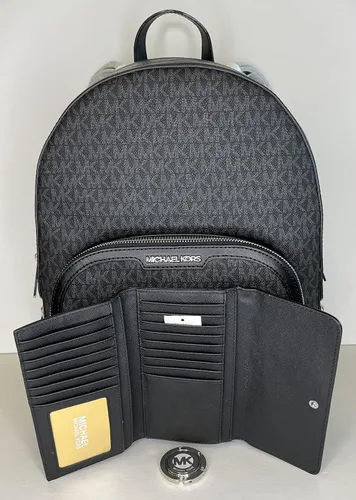 Vista 3 de MICHAEL Michael Kors Jaycee - Mochila grande con bolsillo con cremallera y gancho grande para cartera triple