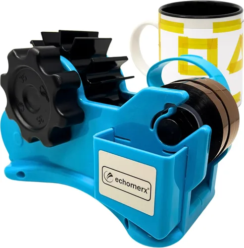 Vista 8 de Echomerx Dispensador de cinta original multirollo – Sublimación precortada resistente al calor, Cricut, transferencia, térmica, prensa, cintas