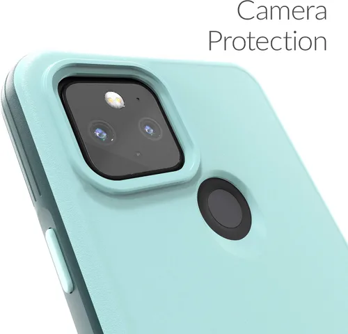 Vista 3 de Crave Slim Guard para Pixel 5a Caso, Caso A Prueba de Golpes para Google Pixel 5a 5G - Aqua