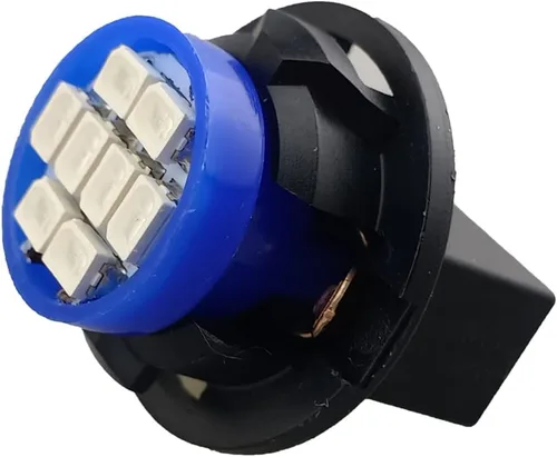 Vista 5 de T10 194 168 Dash Instrument - Bombillas LED blancas de panel brillante, 10 unidades/juego (azul)