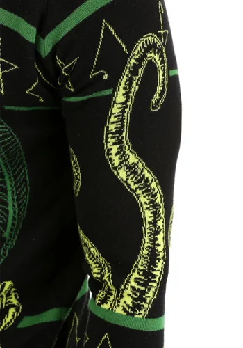 Vista 6 de Suéter de Halloween Rabia de Cthulhu para Adultos Multicolor