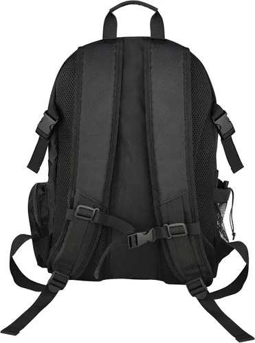 Vista 6 de Mochila deportiva, diseño todo en uno para pelota de fútbol de tamaño 5 o baloncesto tamaño 7, lista para portátil, almacenamiento de tacos, sistema