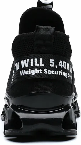 Vista 6 de Zapatos para correr para hombres, zapatos de deporte de moda, transpirable, antideslizante, gimnasio, deportes de trabajo, entrenadores