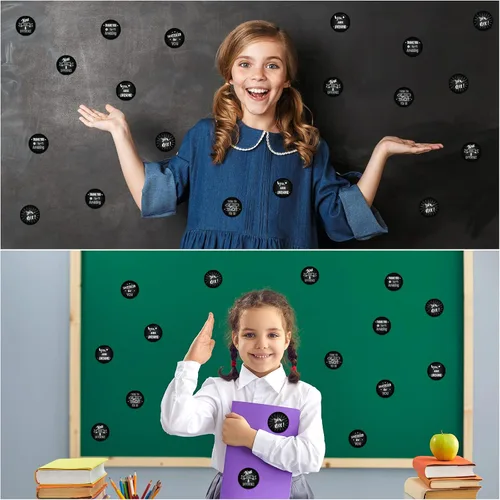 Vista 5 de 1000 piezas de adhesivos de apreciación Kudos Retro Eres increíble Gracias por ser increíble Haces una diferencia Sellos de sobre para graduación