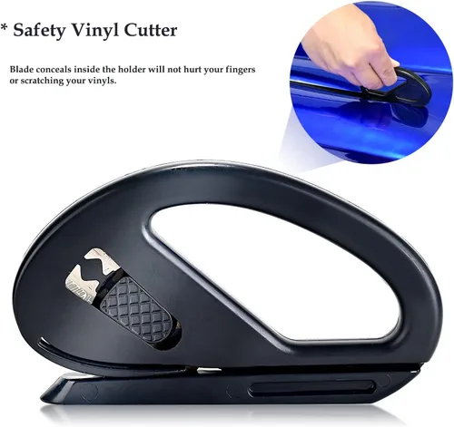 Vista 8 de NEWISHTOOL Aplicación de película para ventana de vehículo, kit de herramientas de tintado de automóvil, herramientas de envoltura de vinilo