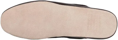 Vista 8 de PAMIR Pantuflas de casa de cuero texturizado prémium para hombre con espuma viscoelástica