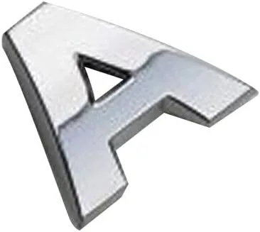 Vista 9 de Anso 1x Pegatina para Parachoques de Coche Auto de Metal Cromado DIY Letras 3D Digital Alfabeto Emblema