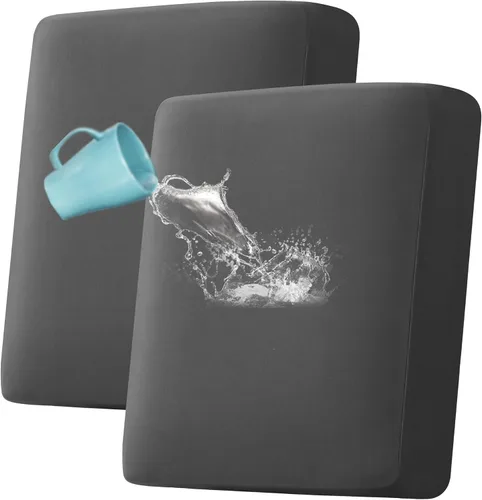 Vista 11 de H.VERSAILTEX Fundas elásticas para sillones, fundas de cojín de sofá, fundas elásticas 100% impermeables, con tela gruesa de doble forro polar