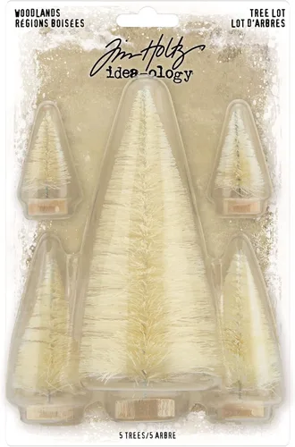 Vista 2 de Idea-Ology Woodland Tree Lote de 5/Pkg - Natural 1.5" a 5