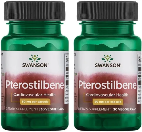 Vista 5 de Swanson Pterostilbene Antioxidante 50 mg, 30 Cápsulas Vegetales