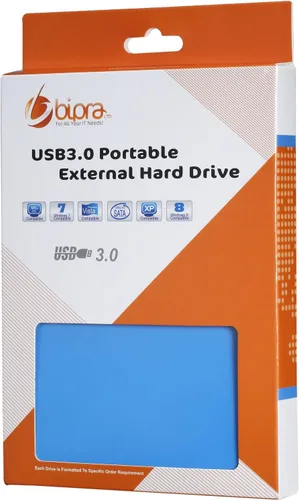 Vista 7 de U3 2.5 pulgadas USB 3.0 NTFS Disco duro externo portátil - azul (320GB)