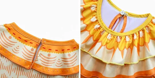 Vista 5 de jingge Disfraz de cosplay para niñas, vestido de princesa, disfraces de Halloween
