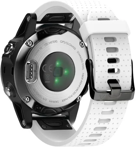 Vista 15 de ANCOOL - Correa para Garmin Fenix 5S, de ajuste fácil, de silicona suave de 20 mm de ancho, correa de reloj para Fenix 5S, #2-Negro