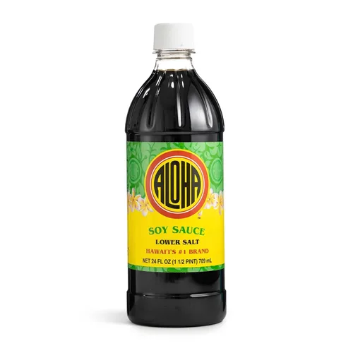 Vista 11 de Salsa de soja Aloha, baja en sal, 12 onzas Enjoy authentic Hawaiian flavor with 25% less sodium for marinades, stir-fries, dipping sauces and