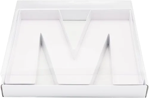 Vista 38 de WENPACK 2025 - Caja de regalo de cartón con forma de tapa transparente (negro, tapa graduada)