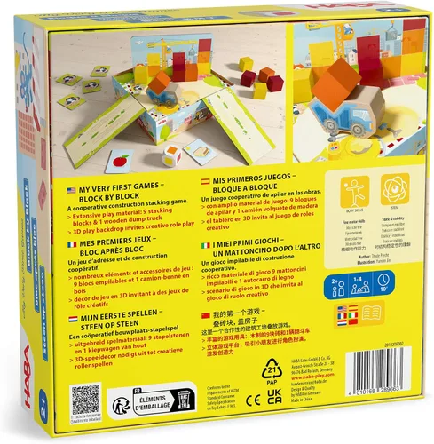 Vista 7 de HABA My Very First Games - Juego de construcción de construcción para niños de 2 años en adelante