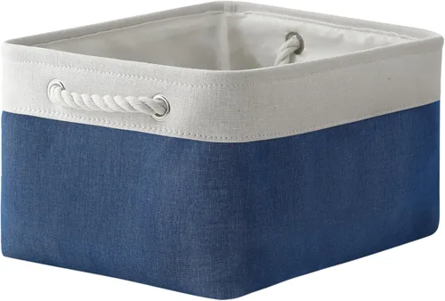 Vista 86 de TheWarmHome Contenedores de almacenamiento para estantes, tamaño mediano, 3 unidades, 13.8 pulgadas de largo x 9.8 pulgadas de ancho x 6.7 pulgadas