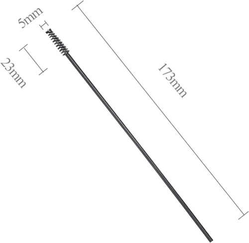 Vista 3 de Outus Cepillo de limpieza para alimentador de colibríes, mini cepillo de nailon, 6 piezas
