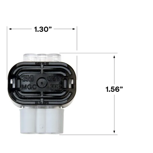 Vista 3 de 3M Scotchlok - Conector protector de humedad MGC, bolsa de 25 Weatherproof, UV-Resistant Connector for 2-3 Wires, For Irrigation and Landscape