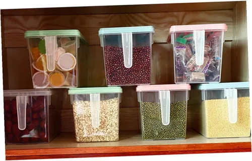 Vista 7 de UPKOCH Contenedores de almacenamiento de cocina Tapas Contenedores de refrigerador Caja de plástico Pp Material Almacenamiento fresco Organiza tus