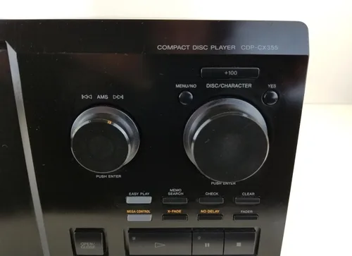 Vista 2 de Sony CDP-CX355 Mega Storage Compact Disc 300 CD Changer Player