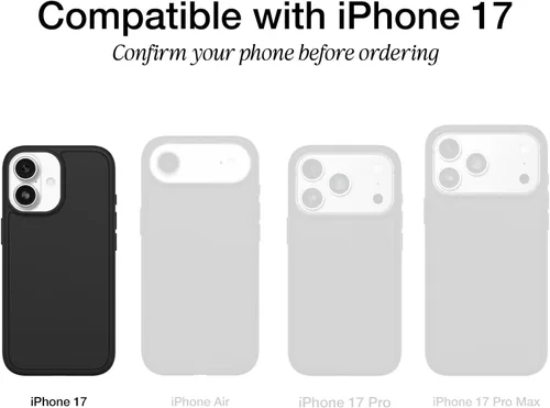 Vista 2 de OtterBox - Carcasa para iPhone 17 Commuter Series, color negro