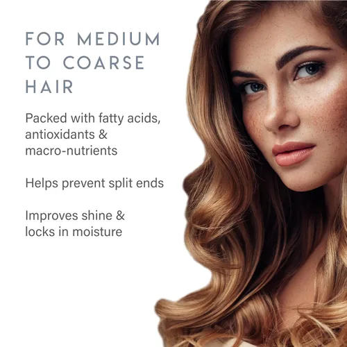 Vista 4 de Aluram Acondicionador hidratante de agua de coco para hombres y mujeres, hidratación limpia y brillo para cabello texturizado medio a grueso