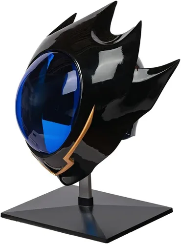 Vista 4 de Evere Code Geass Mask Cosplay Helmet Lelouch Zero Full Scale 11 Replica Halloween Anime Collectibles Props