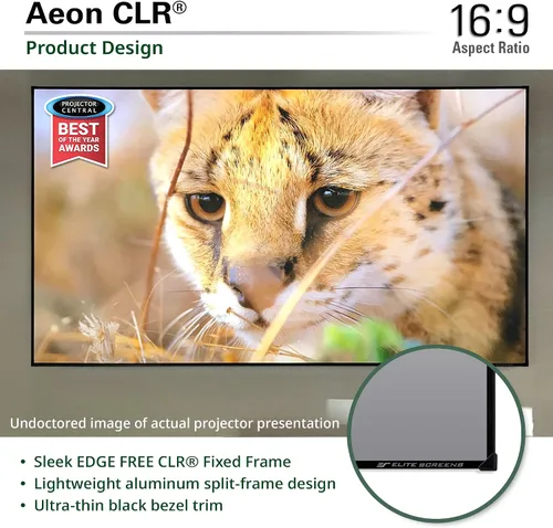 Vista 6 de Elite Screens - Serie Aeon StarBright CLR pantalla Negro