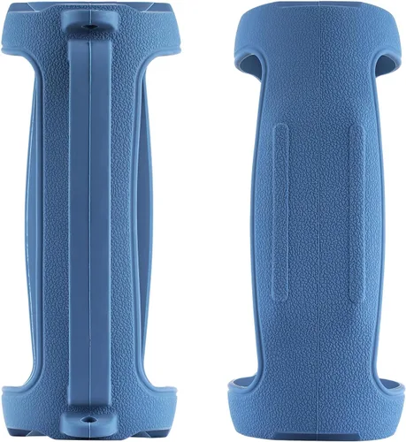 Vista 9 de Funda de silicona compatible con altavoz Bluetooth portátil impermeable JBL Charge 5 (azul)