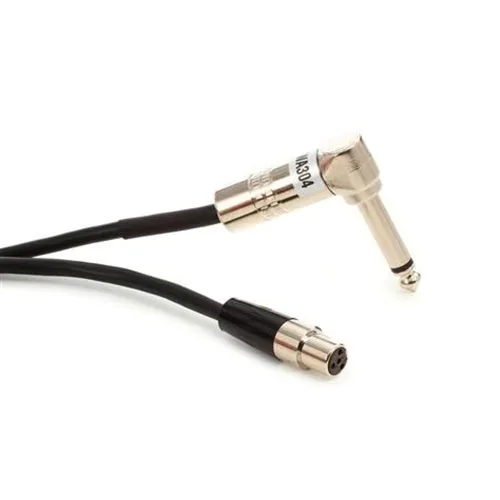 Vista 3 de Shure WA303 Cable de guitarra estándar de 2 pies con conector de 1/4 en cada extremo
