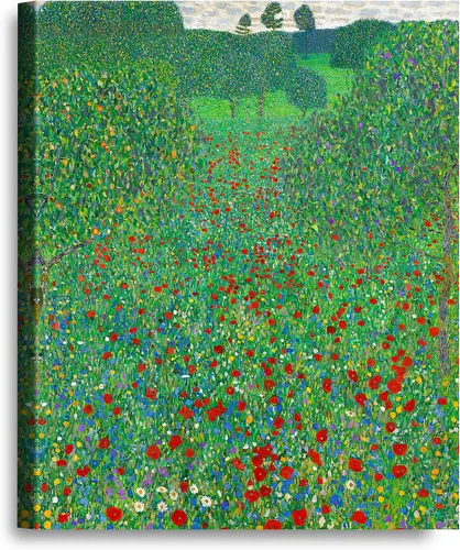 Vista 24 de A&T ARTWORK Avenue to Schloss Kammer por Gustav Klimt. Las reproducciones de arte clásico del mundo, impresiones en lienzo giclée para decoración