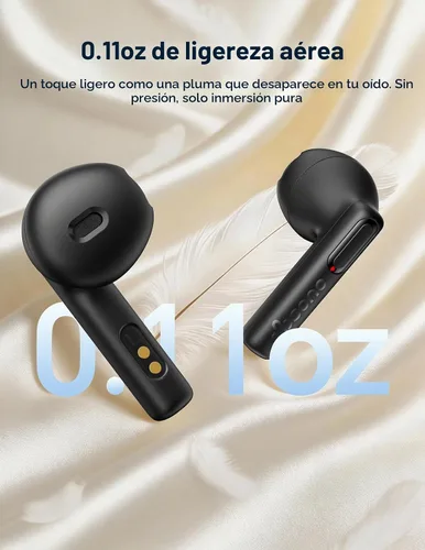 Vista 7 de Auriculares Bluetooth inalámbricos verdaderos: auriculares Bluetooth ultraligeros para comodidad durante todo el día, auriculares TWS impermeables