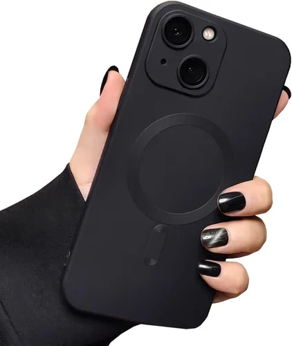 Vista 15 de Funda magnética para iPhone 11, funda de goma de silicona con protector completo de lente de cámara, duradera, delgada, a prueba de golpes, linda