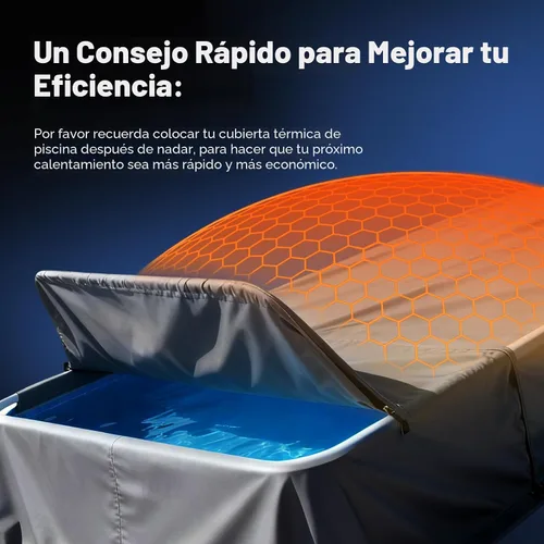 Vista 8 de Calentador de piscina sobre el suelo de 5,500 galones WARMBLU 110V