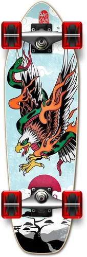 Vista 17 de YOCAHER Nuevo Longboard Completo - Mini Cruiser- Banana Cruiser 27" X 8