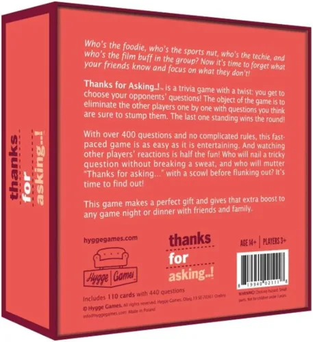 Vista 3 de Hygge Games Gracias por preguntar..! Triva Game, rojo