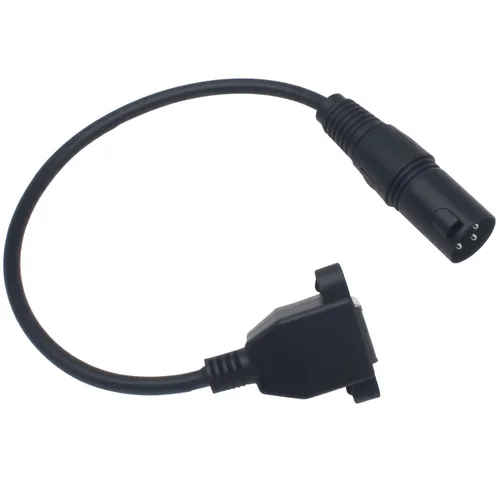 Vista 2 de Cable de extensión de conector de red hembra XLR de 3 pines macho a RJ45 para serie de controladores DMX-CON