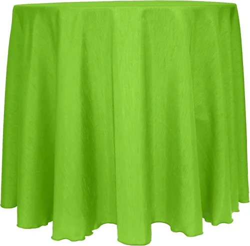 Vista 6 de Mantel reversible de satén Shantung de Ultimate Textile Majestic 96" redondo, Satin, Paquete de 2